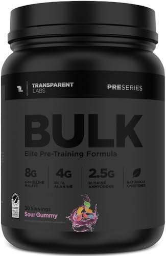 What’s Inside Your Pre-Workout (and Why It Matters) Transparent Labs Bulk Black Pre Workout - Clinically Dosed, Sugar...