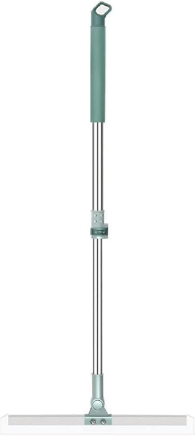 TERXA Slim Floor Squeegee Mop | Floor Mop with Telescopic Handle | Soft Rubber Window Wiper with Extendable Pole | Silicone 360 Rotate Mop for Home/Kitchen/Bathroom Cleaning (Pack of 1,Multicolor)