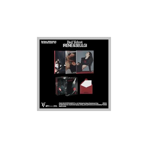 Red Velvet Irene & Seulgi TILT 2nd Mini Album 3 Version Set 1ea Photobook Random Version+1ea Package Version+1ea QR Version+Tracking Sealed