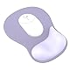 Giecy Mauspad mit Gelkissen,Ergonomisches Mousepad mit handauflage mit weichem Gelpolster,rutschfester Basis und erhöhtem Design für Büro,Gaming(Lila)