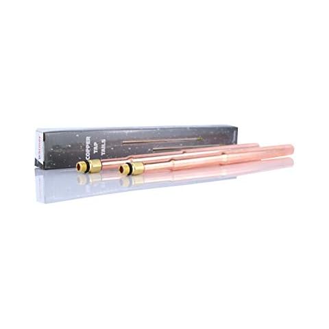 Wärmer System M10 x 15mm Copper Tap Tails for Monobloc, Basin and Sink Mixers,Tap Tails Connector for Mixer Taps,Flexible Tap Tails Replacement Cover