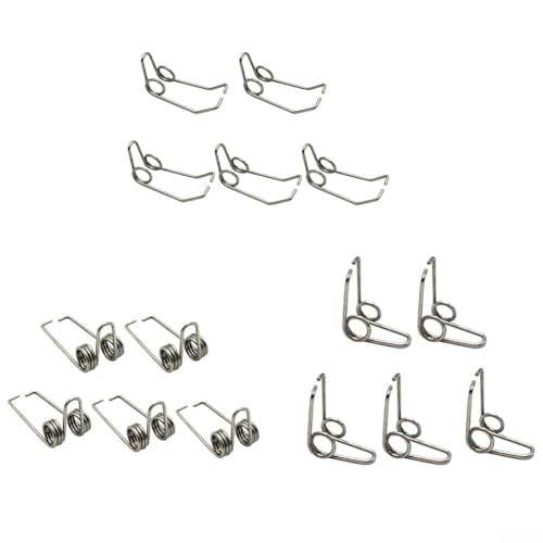 ZAMETTER Ventilfeder-Set für Trompeten, Posaune, Althorn - 5-teiliges Eisen-Wasserschlüssel-Set (Silber)