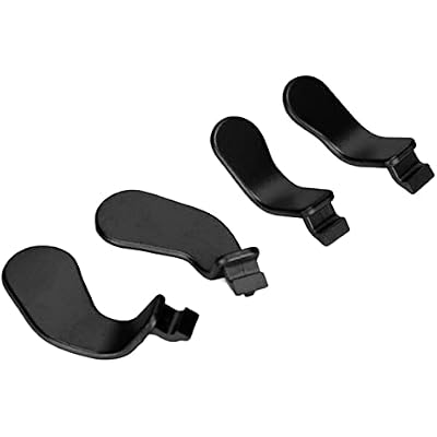 Yosoo Health Gear 4Pcs Controller Back Buttons, Stainless Steel Paddles Replacement for Xbox One Elite Series 2 Model 1797, Black