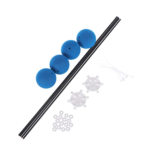 KICHOUSE Crash Landing Training Gear Kit Set for Helicopter Sponge Design Easy Installation for Beginners Experts Blue Color