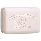 Pre de Provence Artisanal Soap Bar, Enriched with Organic Shea Butter, Natural French Skincare, Quad Milled for Rich Smooth Lather, 8.8 Ounce, Ocean Air