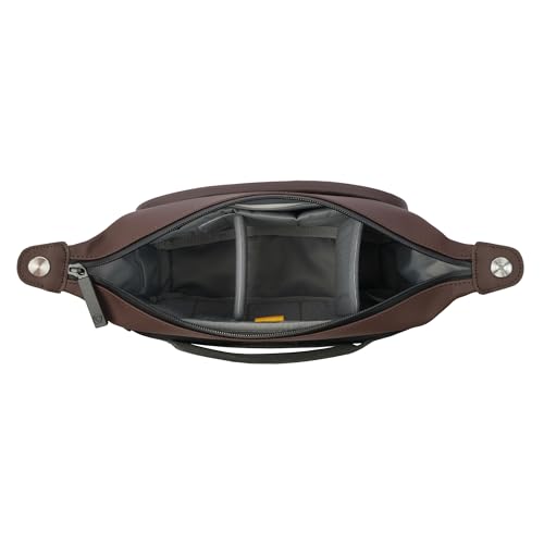 Image of Vanguard VEO Lite W3L Camera & Everyday Waist Pack (Chocolate) - 3L Capacity, Fits Mirrorless Camera + Accessories, Tripod Strap, Adjustable Wear, Easy-Clean Water-Resistant Design