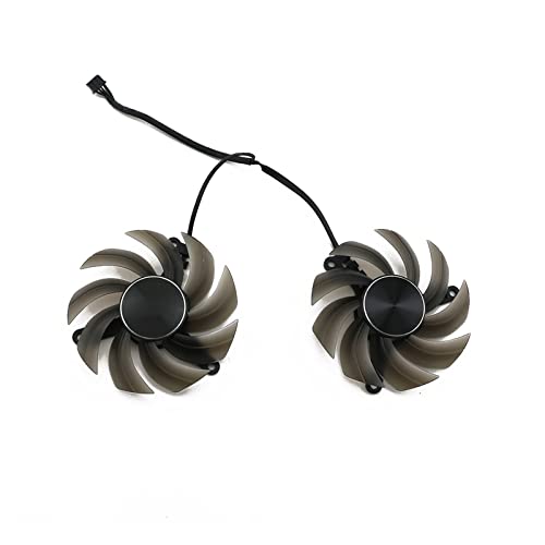 YALLS FD8015U12D Cooling Fan Compatible for Palit GeForce RTX 3060 Ti 3070 3070Ti 3080 3080Ti 3090 Gamingpro OC Graphics Card Cooler (Color : 2 Fan)