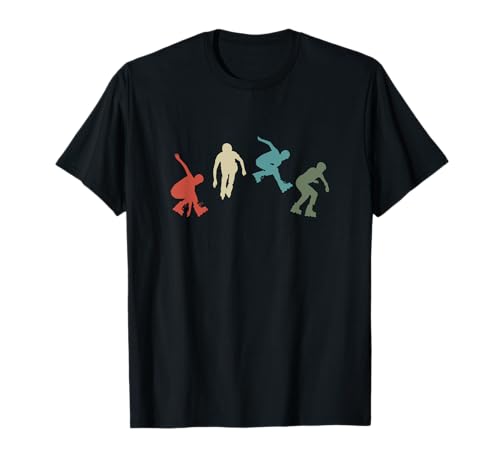 Vintage Inline Skater | Rollerblades | Inline Skating T-Shirt