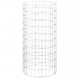 vidaXL Gartenkomposter Ø50x100 cm Verzinkter Stahl, Komposter, Abfallkomposter, Gartenkompostbehälter, Kompostbehälter, Abfall-Komposter