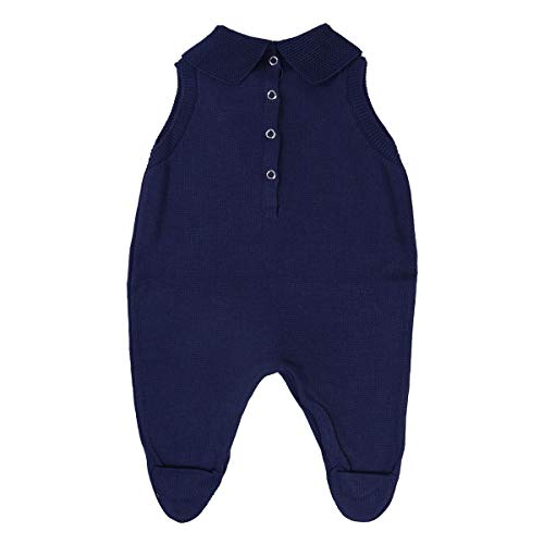 Saída de Maternidade Tricot com Casaquinho Din Don, Marinho, P