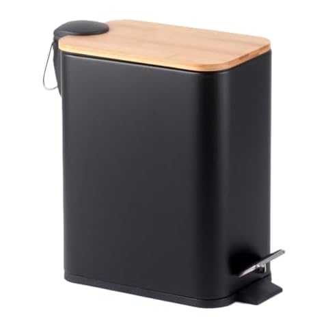 HOMION 5L Slim Bathroom Pedal Bin Cover