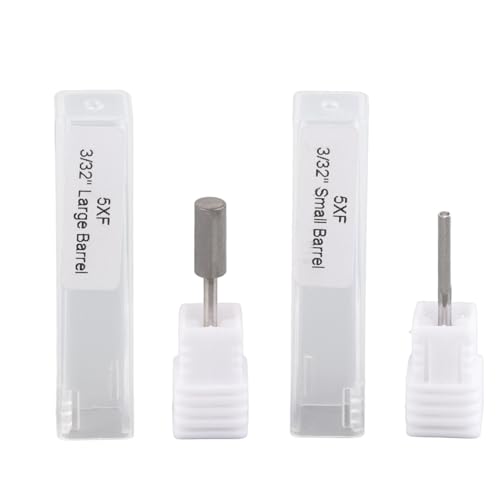 Puntas de taladro para uñas 2 piezas acero tungsteno miniatura 1