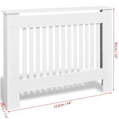 image for Aramox Radiator Cover Heating Cabinet,44 x 7.5 x 32 inch (W x D x H) W