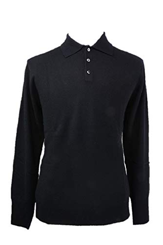 Shephe 4 Ply Men's Polo Cashmere Sweater with 3-Button