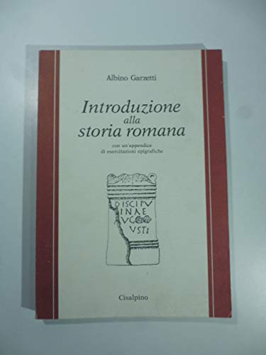 Amazon.it Introduzione alla storia romana Garzetti, Albino Libri
