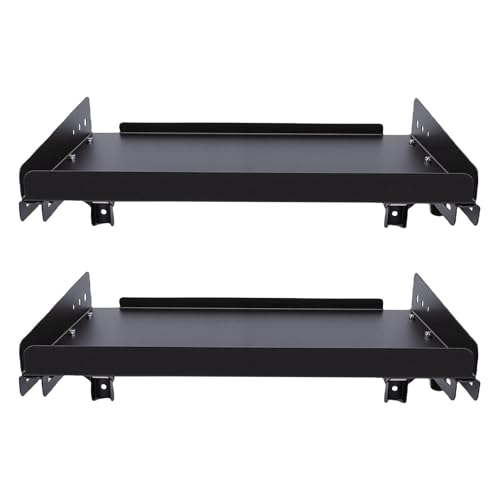 ZDAGELD 100 Pfund Tragkraft, Zusammenklappbares Lagerregal aus Stahl für die Garage, an der Wand Montiertes, Verstellbares Regal mit Metalloberfläche, Geeignet für die Aufbewahrung von