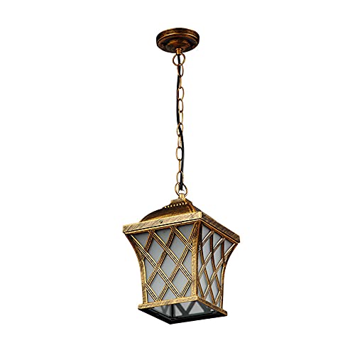 Luminaire monté pavillon porche éclairage étantique avec suspension externe moderne E27
