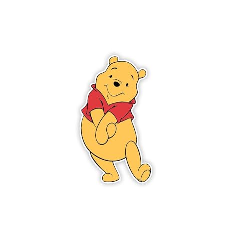 Image of Gift Me Bazar Wooden Fridge Magnet WinnieThePooh745 Cartoon Theme Attractive Fridge Magnet | Cute Bear Fridge Magnet | Kitchen Home & Office Decor Magnet Sticker