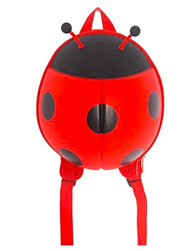 Mochila infantil para niños de 2 a 5 años de edad  con forma de mariquita