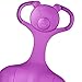 Lljsszr Snow Sled for Grass and Sand, Toboggan with Handle for All Ages, Purple