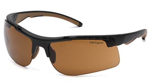 Carhartt Rockwood Safety Glasses Sandstone Bronze Anti-Fog