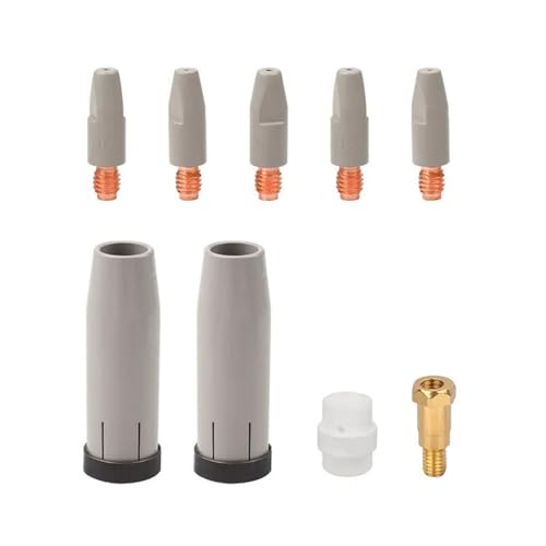 9pcs Metal Conductives Nozzle Rods Wear Conductives Nozzles Set For 24KD Welding Application For Professional Use