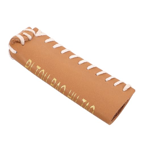 Totority Billiard Cue Tip Sleeve Faux Leather Cue Tip Cover for Replacement Snooker Stick Cover Snooker