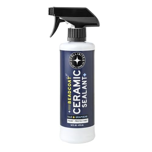 Collinite Beadcoat Ceramic Sealant + Graphene. Slick, High Gloss Shine, Advanced Sio2 Hydrophobics & High Endurance Paint Protection. Fast Spray & Wipe Ceramic Coating Topper for Cars/Trucks(16 fl oz)