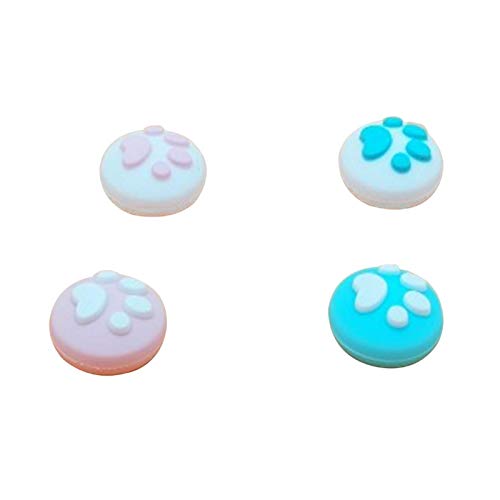 beeyuk NEU 2020 2 Paar Süße Cat Paw Daumengriffkappen Weiche Silikonabdeckung Analoge Steuerung Joystick Daumenstiel Griffe Kappenabdeckung Für Switch/LITE Controller Remarkable Cover
