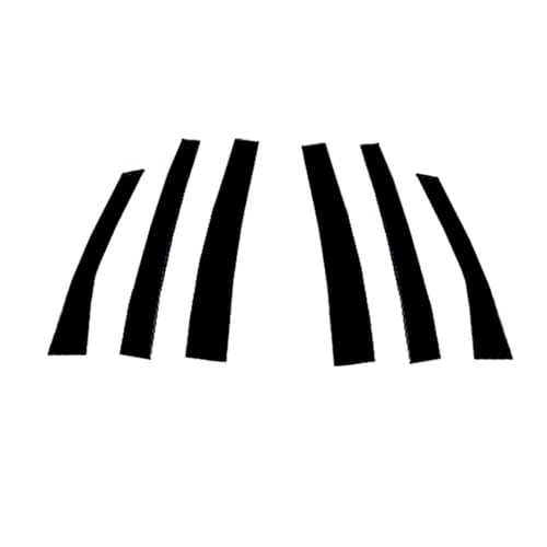 Pegatinas de pilar para coche con ajuste exacto y acabado protector para VW Polo 9N