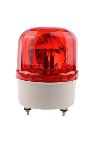 Luz de advertencia con reflector giratorio continuo para máxima visibilidad