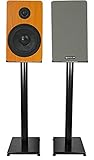 Pair Rockville RockShelf 54C Classic 5.25' Home Bookshelf Speakers w/29 Stands