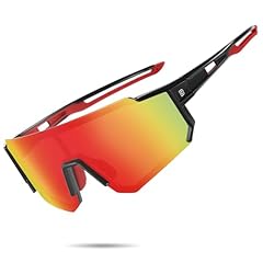 Black Frame Red Temple Revo Red Lens