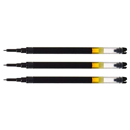 Recharges pour stylos rollers V5 RT noir PILOT anti-bavure lot économique de 3