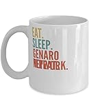 Genaro Network Crypto, Eat Sleep Genaro Network Repeat Mug 11oz, white