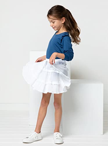 Style Arc Sewing Pattern - Melody Kids Skirt, Sizes 02-08 - Image 3