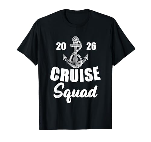 Cruise Squad 2026 Family Group Matching Cruising Vacation T-Shirt