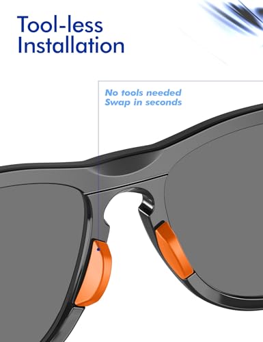 Image of SAUCER Replacement Nose Pieces Pads for Oakley Frogskins Range | Frogskins Range XL | OO9288 | OO9480 | OO9242 | Sunglasses