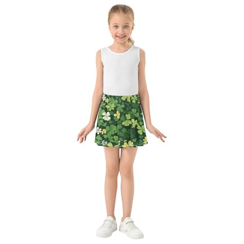 linqin Girls Tennis Skirts with Shorts Flowy Little Girls Golf Skort Cheerleading Skirts with Pockets3