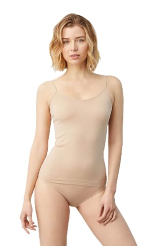 YSABEL MORA Camiseta Interior Tirante Fino Microfibra Cómoda y Ultra Suave Sin Costuras para Máximo Confort y Adaptabilidad Ideal como Prenda Básica Exterior