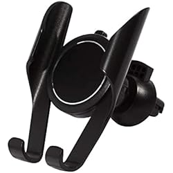 Sosten De Celular Para Auto picK-me Soporte Celular Auto de Ventilación de Aire para Automóvil, Soporte Telefono Celular Automovil para Giratorio Universal de 360 Grados,para 4-6 Pulgadas iPhone y Android Teléfono (Negro)