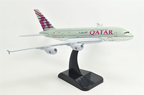 Tang Dynasty(Tm) 1:400 Standard Edition Air Bus A380 Qatar Airways Metal Airplane Model,Diecast Plane,For Collecting And Gift #TOP3