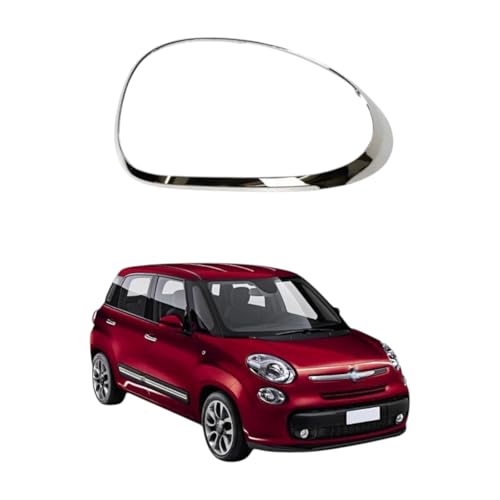 RAEM RICAMBI AUTO Cornice Cromata Lucida Fanale Posteriore Destro per 500L lato Passeggero - Compatibile, Non originale