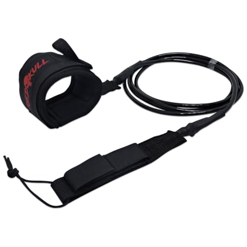 Strep Prancha De Surf Regular 6pés 6mm Leash Cordinha Surf (Preto)