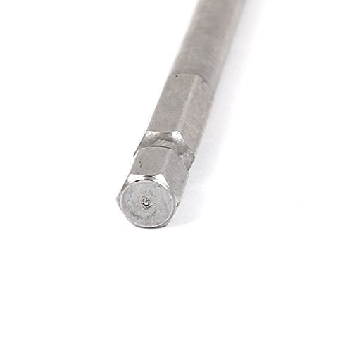Sourcingmap 150mm Long 1/4" Hex Shank 5mm Hexagonal Tip Magnetic Hexagon Screwdriver Bit, H5 x 150mm - Image 3