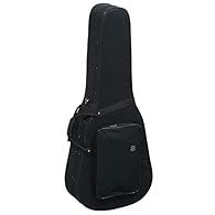 Lightweight guitar case for jumbo guitars High shock resistance to protect your valuable instruments Good insulating properties Integrated viscose canvas upper 2 straps back Double handles with velcro closure for extra comfort Large zippered accessor...