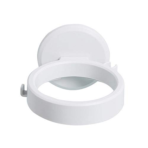 Xiao Hua 2-Piece Hair Dryer Rack, Non Perforated Bathroom Hair Dryer Rack, Wall Mounted Storage Rack, Hair Dryer Rack, Bathroom Duct Rack (White)