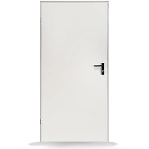 Fensterversand Industrial Weiß Stahl Eingangstür 995x2010 mm