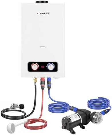 Portable Hot Water Heater Portable Propane Water Heater,6L GPM