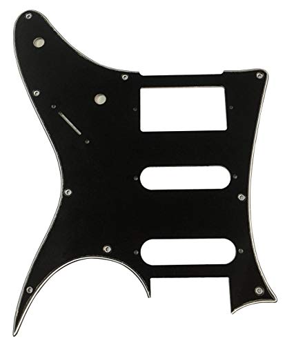For Ibanez RG40 HSS Style Guitar Pickguard Scratch Plate (3 Ply Black)